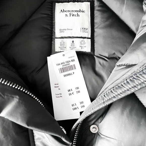 Abercrombie & Fitch Quilted Long Puffer - Picture 2 of 9